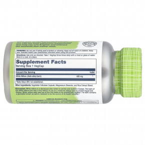 Solaray, True Herbs, белая ива, 400 мг, 100 растительных капсул в Москве - eco-herb.ru | изображение Solaray, True Herbs, белая ива, 400 мг, 100 растительных капсул в Москве - eco-herb.ru | фото