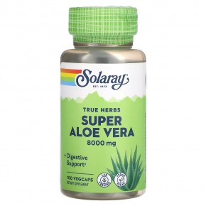 Solaray, True Herbs Super Aloe Vera, 8,000 mg, 100 VegCaps в Москве - eco-herb.ru | фото