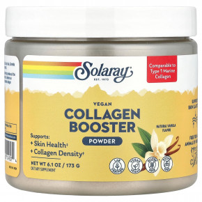 Solaray, Vegan Collagen Booster Powder, натуральная ваниль, 173 г (6,1 унции) в Москве - eco-herb.ru | изображение Solaray, Vegan Collagen Booster Powder, натуральная ваниль, 173 г (6,1 унции) в Москве - eco-herb.ru | фото