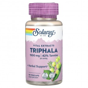 Solaray, Vital Extract, Triphala, 500 mg, 90 VegCaps в Москве - eco-herb.ru | фото