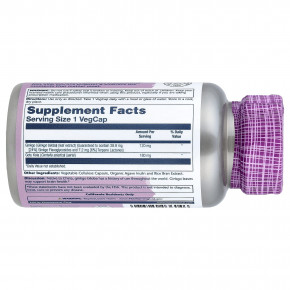 Solaray, Vital Extracts, гинкго билоба с готу кола, 60 растительных капсул в Москве - eco-herb.ru | фото