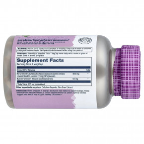 Solaray, Vital Extracts, конский каштан, 400 мг, 120 растительных капсул в Москве - eco-herb.ru | фото