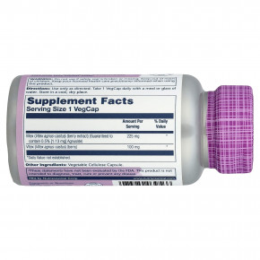 Solaray, Vital Extracts, витекс, 60 растительных капсул в Москве - eco-herb.ru | фото