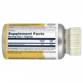 Solaray, витамин B1, 100 мг, 100 растительных капсул в Москве - eco-herb.ru | фото