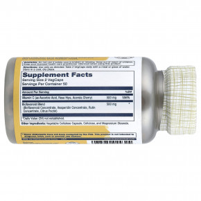 Solaray, витамин C и биофлавоноиды, 100 растительных капсул в Москве - eco-herb.ru | изображение Solaray, витамин C и биофлавоноиды, 100 растительных капсул в Москве - eco-herb.ru | фото