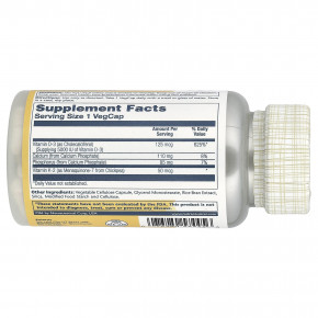 Solaray, витамины D3 и K2, 120 капсул VegCap в Москве - eco-herb.ru | фото