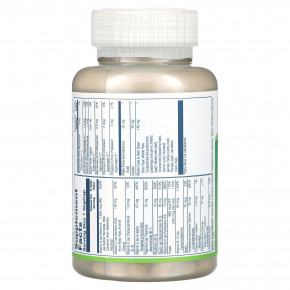 Solaray, высокоэнергетические мультивитамины для приёма один раз в день, без железа, 90 растительных капсул в Москве - eco-herb.ru | фото