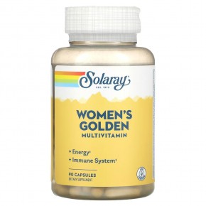 Solaray, Women's Golden Multivitamin, 90 капсул в Москве - eco-herb.ru | фото
