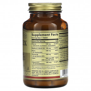 Solgar, B-комплекс «100», 100 таблеток в Москве - eco-herb.ru | изображение Solgar, B-комплекс «100», 100 таблеток в Москве - eco-herb.ru | фото