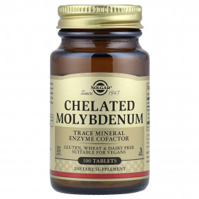Solgar, хелатный молибден, 100 таблеток (150 мкг в 1 таблетке) (Товар снят с продажи) в Москве - eco-herb.ru | изображение Solgar, хелатный молибден, 100 таблеток (150 мкг в 1 таблетке) (Товар снят с продажи) в Москве - eco-herb.ru | фото