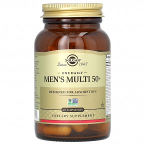 Solgar, One Daily Men's Multi, мультивитамины для мужчин старше 50 лет, 60 капсул в Москве - eco-herb.ru | изображение Solgar, One Daily Men's Multi, мультивитамины для мужчин старше 50 лет, 60 капсул в Москве - eco-herb.ru | фото
