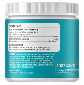 Solid Gold, Pet Pal-Lergy Pro ™, добавка для поддержки аллергии, для собак, с копченым беконом, 120 жевательных таблеток, 216 г (7,6 унции) в Москве - eco-herb.ru | изображение Solid Gold, Pet Pal-Lergy Pro ™, добавка для поддержки аллергии, для собак, с копченым беконом, 120 жевательных таблеток, 216 г (7,6 унции) в Москве - eco-herb.ru | фото