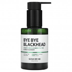 SOME BY MI, Bye Bye Blackhead, 30 Days Miracle Green Tea Tox, пенящееся очищающее средство с экстрактом зеленого чая, 120 г (4,23 унции) в Москве - eco-herb.ru | фото