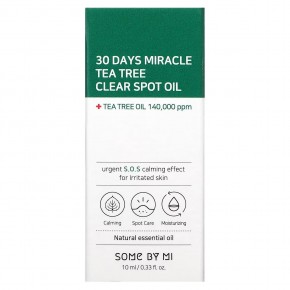 SOME BY MI, Масло 30 Days Miracle Tea Tree Clear Spot Oil, 10 мл в Москве - eco-herb.ru | фото