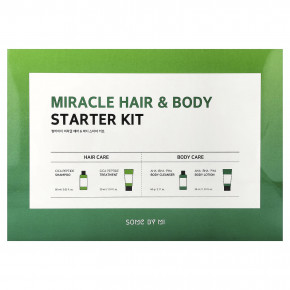 SOME BY MI, Miracle, стартовый набор для волос и тела, из 4 предметов в Москве - eco-herb.ru | фото