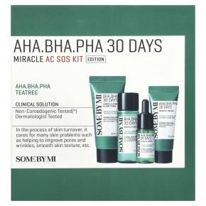 SOME BY MI, тонер с АГК БГК PHA 30 Days Miracle AC SOS Kit, Edition, набор из 4 предметов в Москве - eco-herb.ru | фото