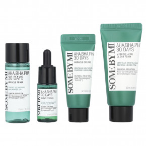 SOME BY MI, тонер с АГК БГК PHA 30 Days Miracle AC SOS Kit, Edition, набор из 4 предметов - описание | фото
