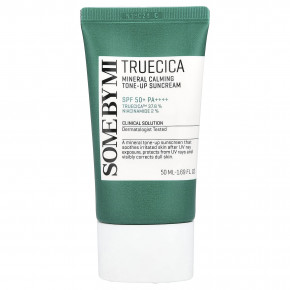 SOME BY MI, Truecica Mineral Calming, тонизирующее солнцезащитное средство, SPF 50+ PA ++++, 50 мл (1,69 жидк. унц.) - описание | фото