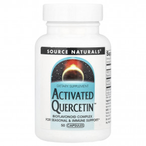 Source Naturals, Activated Quercetin ™, 50 капсул - описание | фото