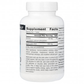 Source Naturals, альфа-липоевая кислота, 200 мг, 120 таблеток в Москве - eco-herb.ru | фото