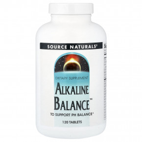 Source Naturals, Alkaline Balance™, 120 таблеток - описание | фото