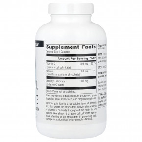 Source Naturals, аскорбил пальмитат, 180 капсул в Москве - eco-herb.ru | фото