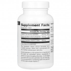 Source Naturals, аскорбил пальмитат, 500 мг, 90 таблеток в Москве - eco-herb.ru | изображение Source Naturals, аскорбил пальмитат, 500 мг, 90 таблеток в Москве - eco-herb.ru | фото