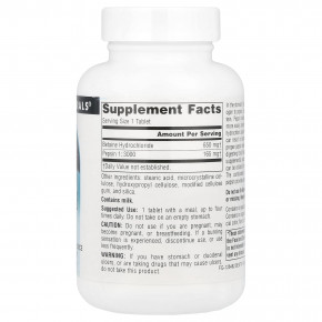 Source Naturals, бетаина гидрохлорид, 90 таблеток в Москве - eco-herb.ru | фото