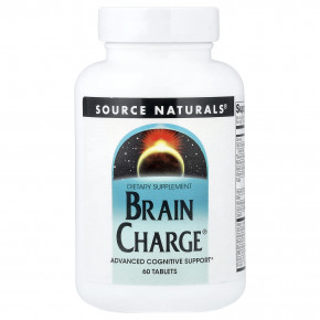 Source Naturals, Brain Charge®, 60 таблеток - описание | фото
