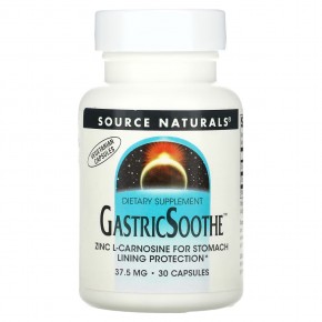 Source Naturals, GastricSoothe, 37,5 мг, 30 капсул - описание