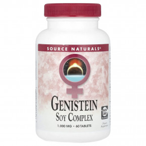 Source Naturals, Genistein Soy Complex, 60 таблеток - описание