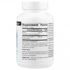 Source Naturals, Guarana Energizer™, 60 таблеток в Москве - eco-herb.ru | фото