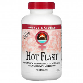 Source Naturals, Hot Flash, 180 таблеток в Москве - eco-herb.ru | фото