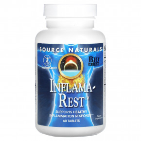 Source Naturals, Inflama-Rest, 60 таблеток - описание | фото
