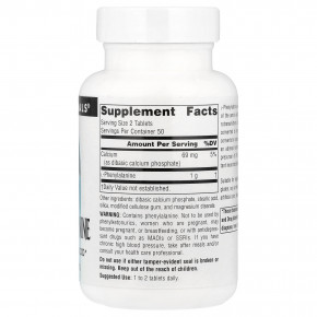 Source Naturals, L-фенилаланин, 100 таблеток в Москве - eco-herb.ru | фото