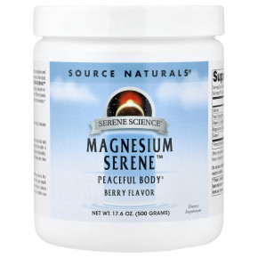 Source Naturals, Magnesium Serene™, с ягодным вкусом, 500 г (17,6 унции) в Москве - eco-herb.ru | изображение Source Naturals, Magnesium Serene™, с ягодным вкусом, 500 г (17,6 унции) в Москве - eco-herb.ru | фото