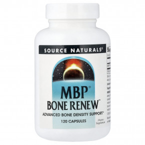 Source Naturals, MBP®, Bone Renew™, 120 капсул (40 мг в 1 капсуле) - описание | фото
