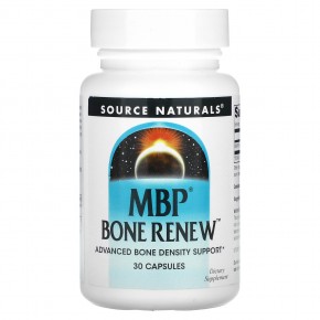 Source Naturals, Обновление костей MBP, 30 капсул - описание