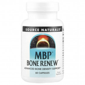 Source Naturals, MBP® Bone Renew, 40 мг, 60 капсул - подробнее Source Naturals, MBP® Bone Renew, 40 мг, 60 капсул - описание