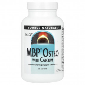 Source Naturals, MBP® Osteo с кальцием, 90 таблеток - описание | фото