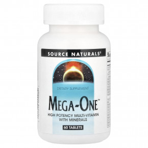 Source Naturals, Mega-One™, 60 таблеток в Москве - eco-herb.ru | фото
