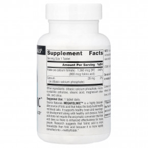 Source Naturals, MegaFolinic™, 800 мкг, 240 таблеток в Москве - eco-herb.ru | фото