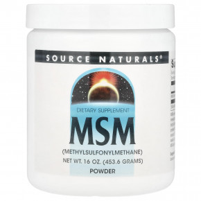 Source Naturals, МСМ в порошке, 453,6 г (16 унций) в Москве - eco-herb.ru | фото