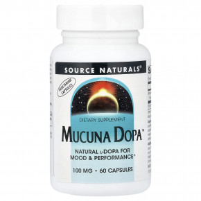 Source Naturals, Mucuna Dopa™, 100 мг, 60 капсул в Москве - eco-herb.ru | изображение Source Naturals, Mucuna Dopa™, 100 мг, 60 капсул в Москве - eco-herb.ru | фото
