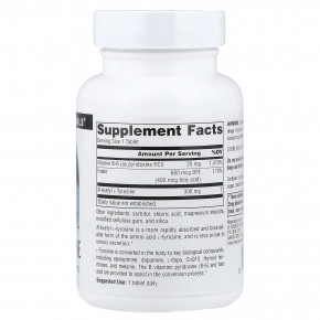 Source Naturals, N-ацетил L-тирозин, 300 мг, 120 таблеток в Москве - eco-herb.ru | фото