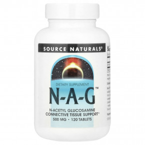 Source Naturals, NAG ™, 500 мг, 120 таблеток - описание | фото