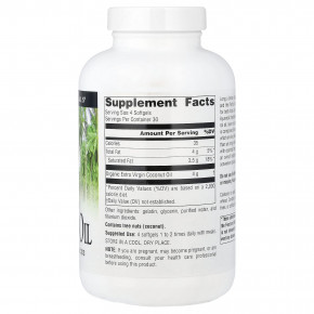 Source Naturals, нерафинированное кокосовое масло высшего качества, 120 капсул в Москве - eco-herb.ru | фото