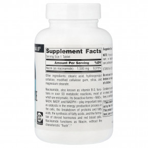 Source Naturals, никотинамид B3, 1500 мг, 50 таблеток в Москве - eco-herb.ru | фото