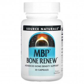 Source Naturals, MBP, Bone Renew, 40 мг, 30 капсул - описание | фото