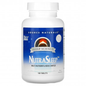 Source Naturals, Пищевая добавка NutraSleep, 100 таблеток в Москве - eco-herb.ru | фото